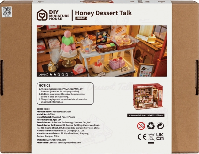 Rolife DIY 3D drewniane puzzle Cukiernia