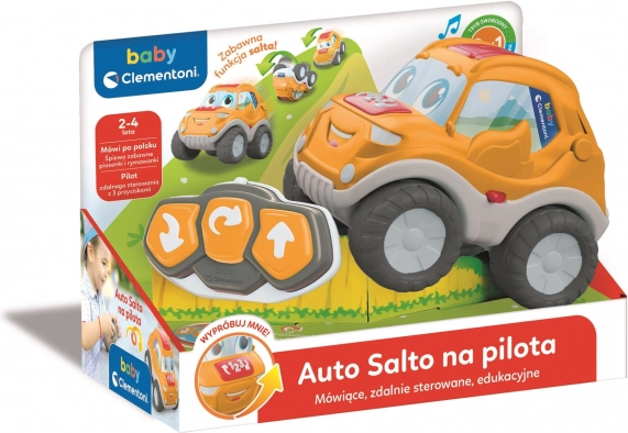 Interaktywne terenowe autko zdalnie sterowane z funkcją FLIP BABY CLEMENTONI