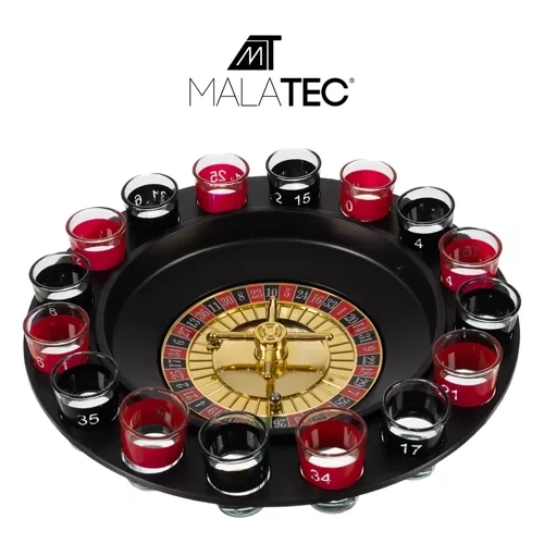 Imprezowa ruleta + kieliszki