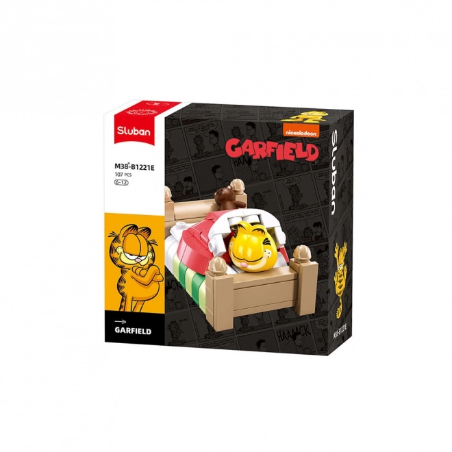 Sluban klocki Garfield w łóżku