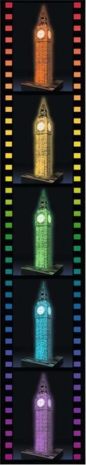Puzzle 216 kawałków 3D Big Ben Nocą