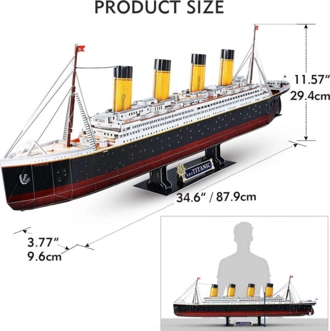 Puzzle 3D LED Titanic