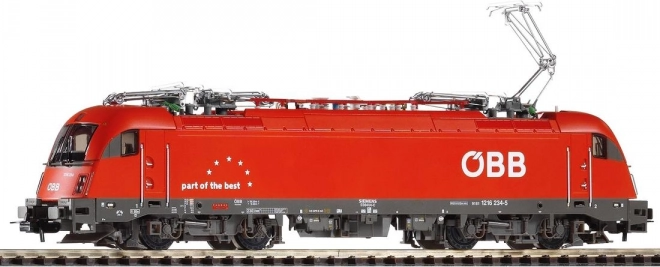 Elektryczna lokomotywa Piko ÖBB Rh 1216 Taurus z czterema pantografami, epoka VI (H0)