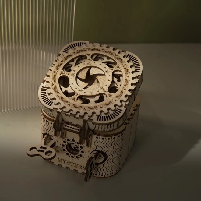 RoboTime 3D drewniane mechaniczne puzzle Szkatułka