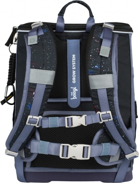 Zestaw szkolny BAAGL: Zippy Plus Pixel Space - tornister, piórnik, woreczek