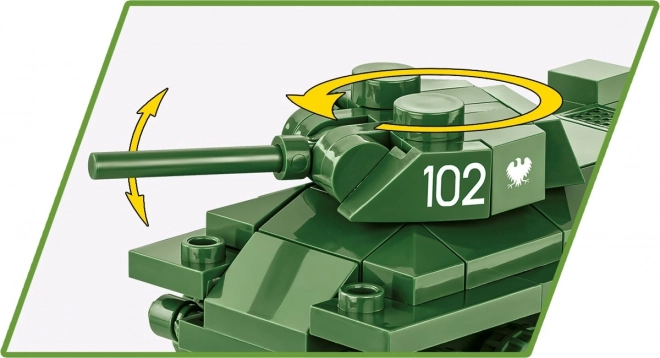 Zestaw klocków Czołgu T-34/76