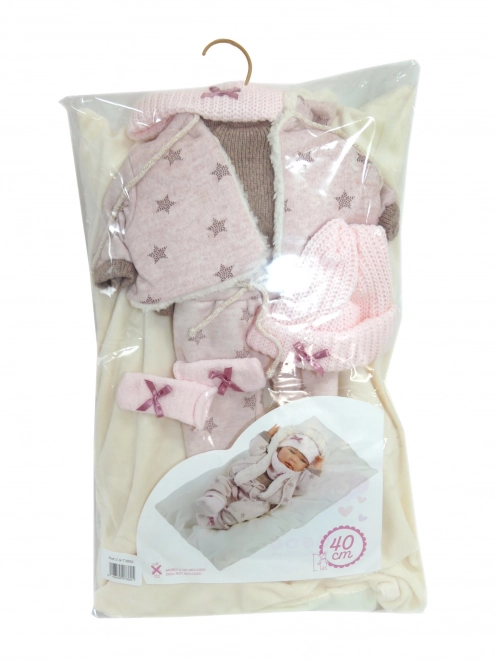 Llorens M738-82 ubranko dla lalki niemowlaka NOWO NARODZONEGO w rozmiarze 40-42 cm