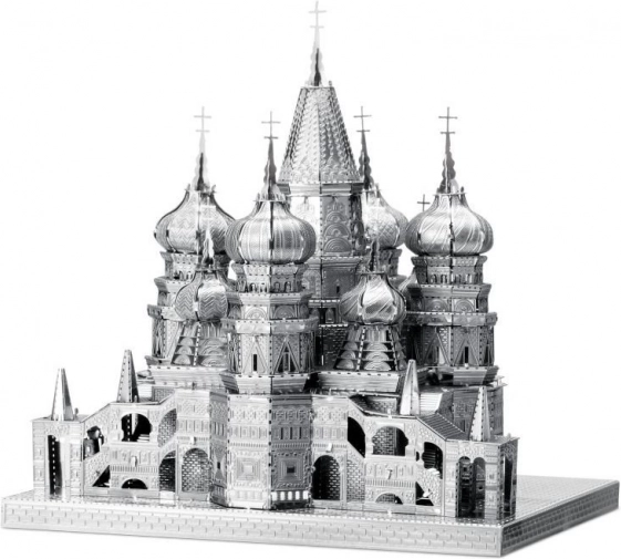 Metal Earth 3D puzzle sobór Wasyla Błogosławionego ICONX