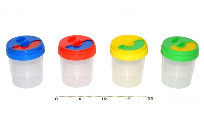 Kubek na wodę z plastikowym zamknięciem