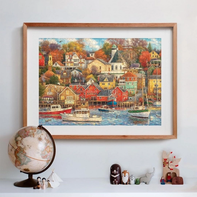 Puzzle 1500 elementów Kompaktowe Dobre Czasy Przystań