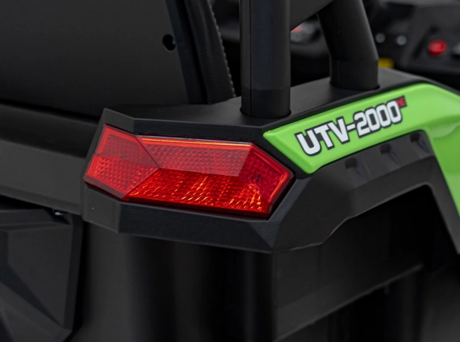 Dziecięce elektryczne auto Buggy UTV 2000M Racing Zielone