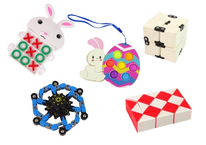 Wielkanocny zestaw antystresowy Fidget Toys 36 sztuk