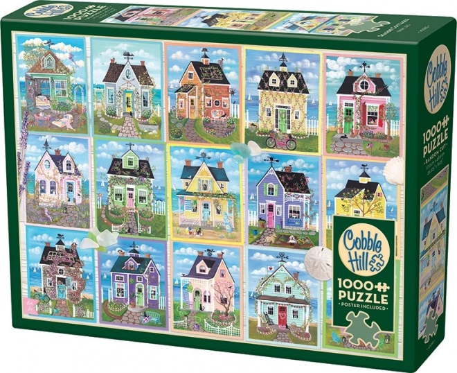 Puzzle Domki nad Morzem COBBLE HILL 1000 Elementów