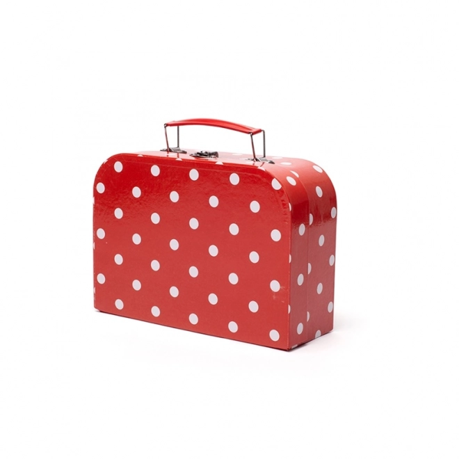 Bigjigs Toys Czerwony zestaw do herbaty w groszki