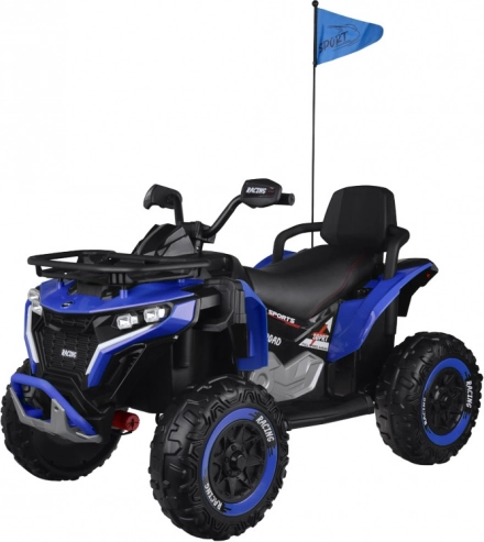 Duży akumulatorowy quad dla dzieci 4x4 niebieski