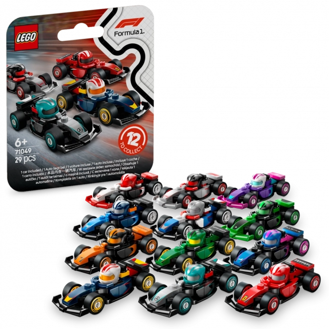 Lego kolekcjonerskie wyścigowe auta F1