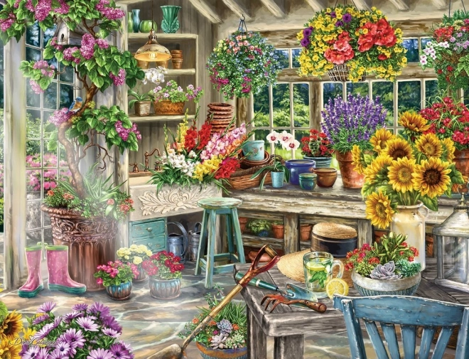 Puzzle Ogrodnikowy raj 2000 elementów
