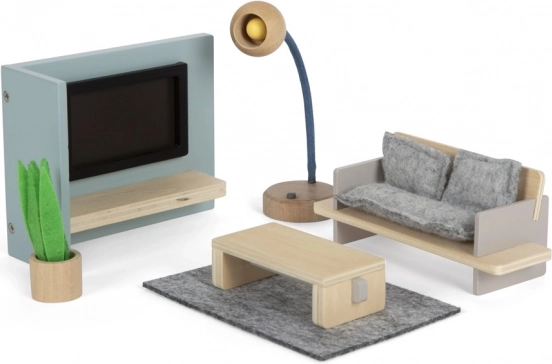 Meble do domku dla lalek Salon Small Foot