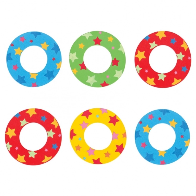 Bigjigs Toys Drewniana literka z gwiazdami - O