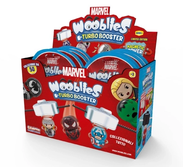 Wooblies magnetyczne postacie z turbo miotaczem - 4 cm