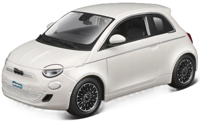 Bburago Fiat 500e 2023 biały model samochodzika