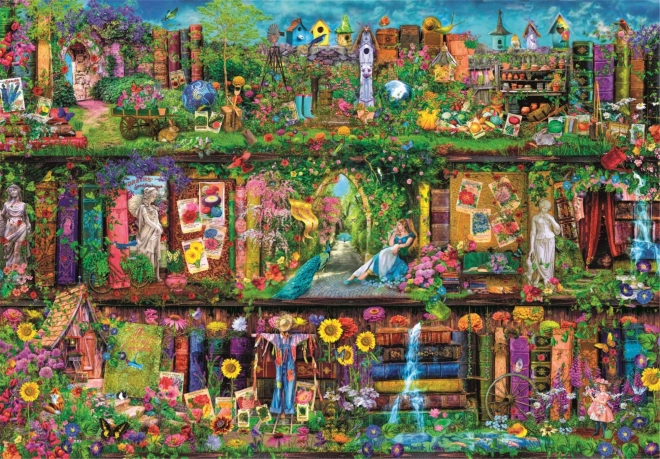Puzzle 6000 elementów Półka ogrodowa CLEMENTONI
