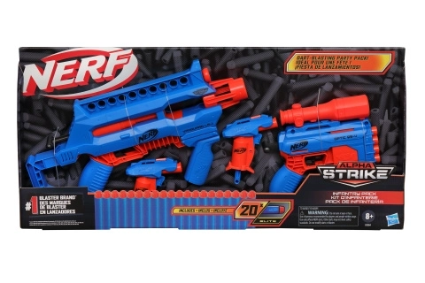 Nerf Alpha Strike Zestaw Blasterów i Strzałek