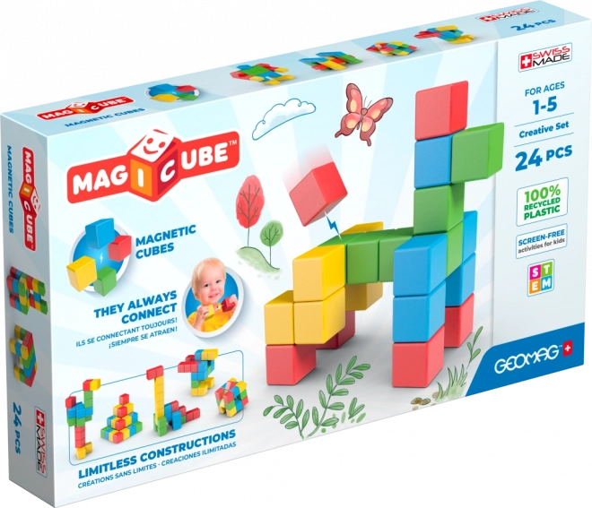 Geomag Magicube Creative – magnetyczna układanka 24 elementy