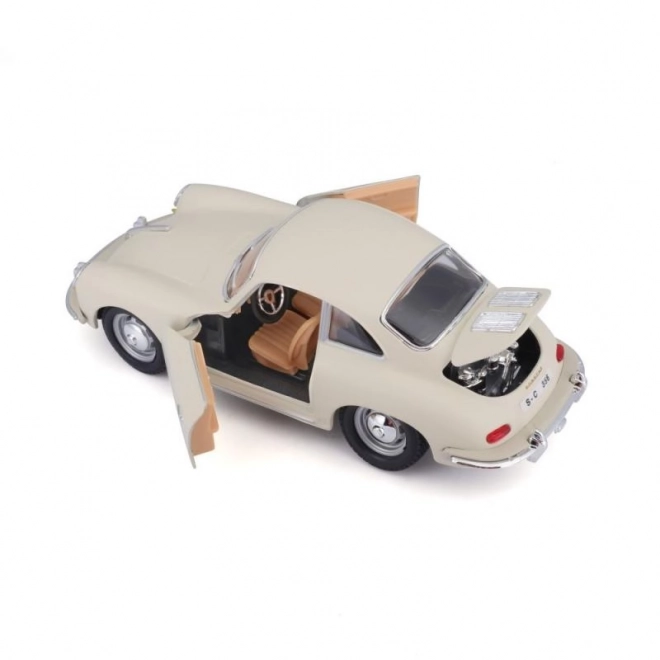 Bburago 1:24 Porsche 356B Coupe (1961) Kość słoniowa