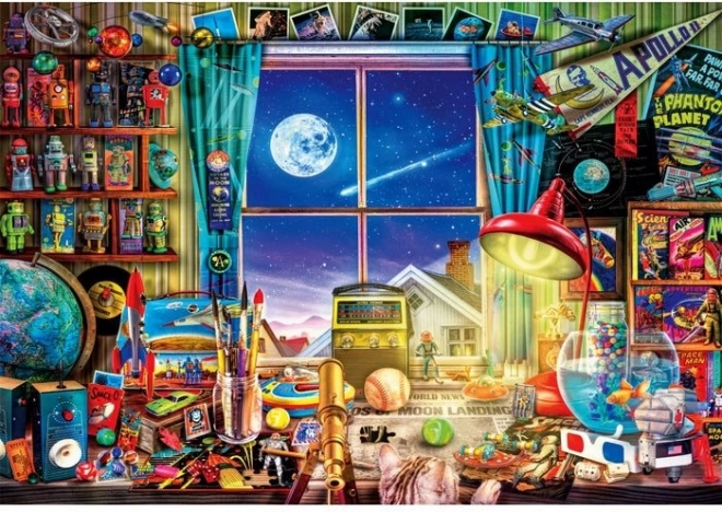 Clementoni puzzle podróż na Księżyc 500 elementów