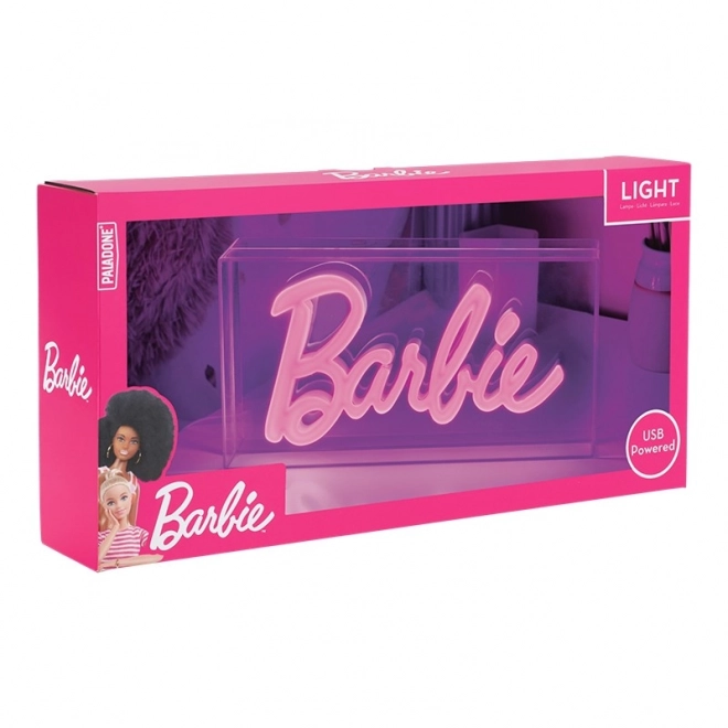Neonowe światło Barbie
