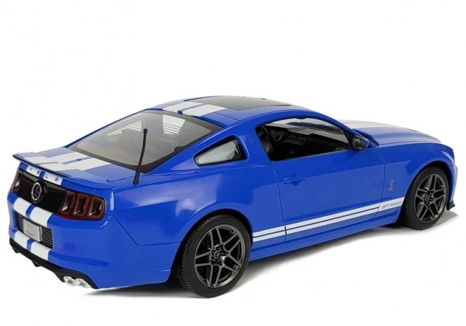 Zdalne sterowany samochód Ford Shelby GT500 Rastar w skali 1:14 niebieski