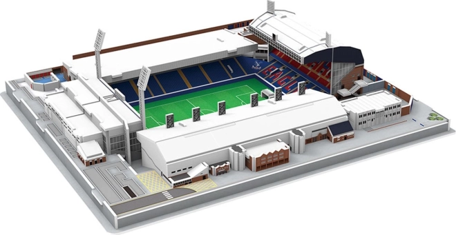 Puzzle 3D stadionu Selhurst Park – CRYSTAL PALACE, 94 elementy
