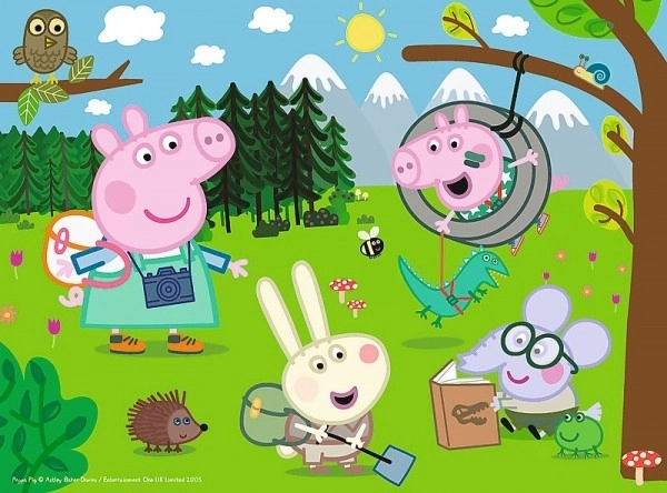 Puzzle Trefl Peppa Pig Leśna wyprawa 30 elementów