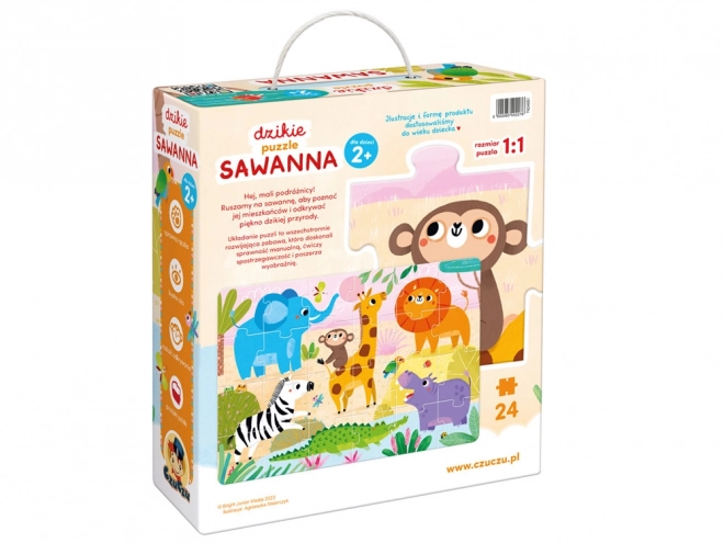 CzuCzu dzikie puzzle Sawanna