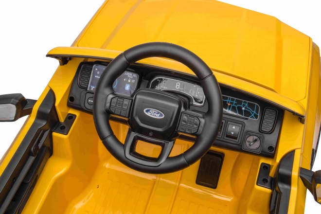 Dziecięcy elektryczny samochód Ford Ranger Lift żółty