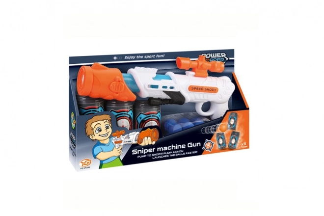 Pistolet na piankowe kulki 34 cm