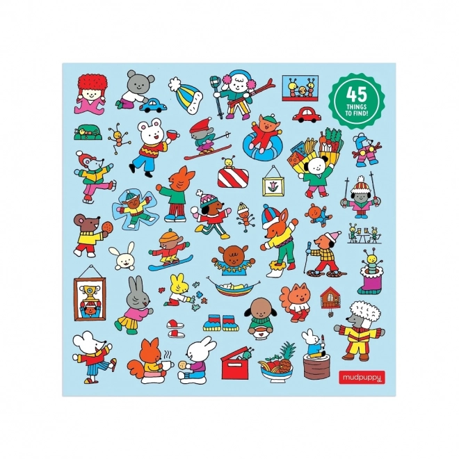 Mudpuppy Puzzle Zimowa Chata 500 Elementów