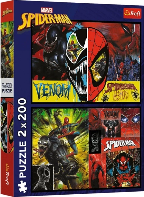 Puzzle 2×200 – dzień i noc SPIDER-MAN