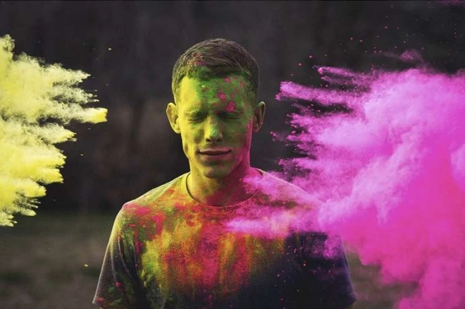 Kolorowy proszek Holi - 6 x 100 g