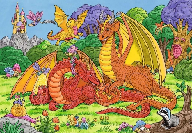 Puzzle Ravensburger Magiczny Las 2x24 elementy