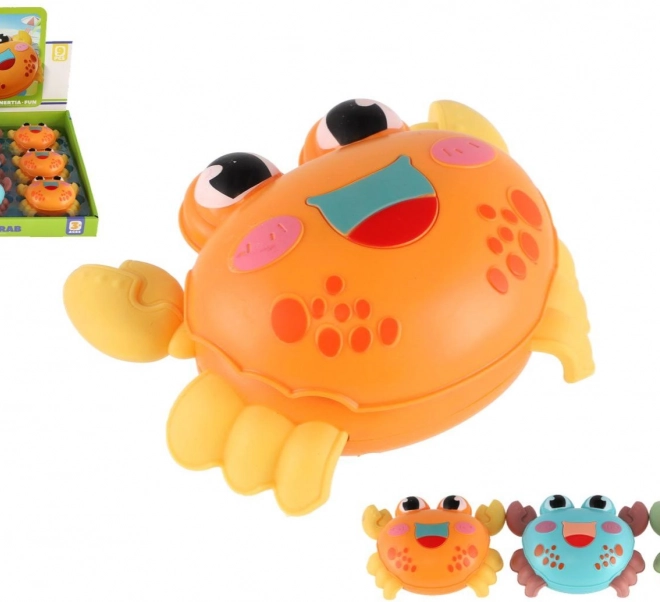 Zabawny krab na napęd wsteczny w trzech kolorach