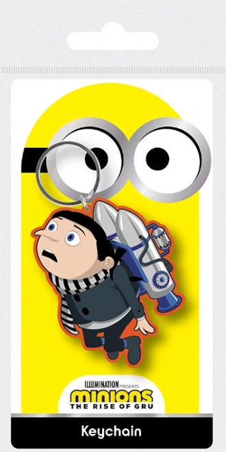 Gumowa brelok do kluczy Minionki – Gru z plecakiem odrzutowym