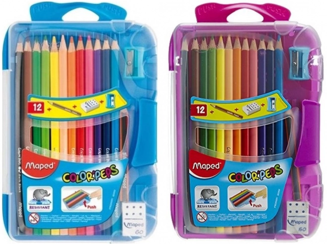 MAPED Kredki trójkątne Color'Peps Smart Box 12 sztuk