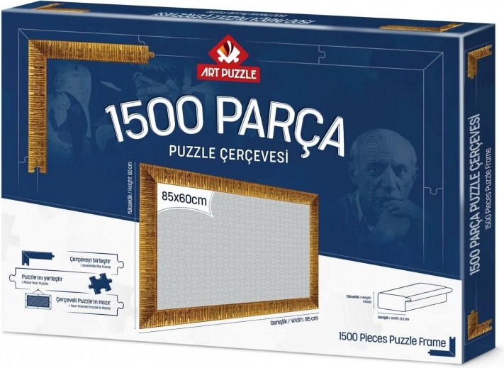 Rama do puzzli 85x60 cm złota dla ART PUZZLE i innych