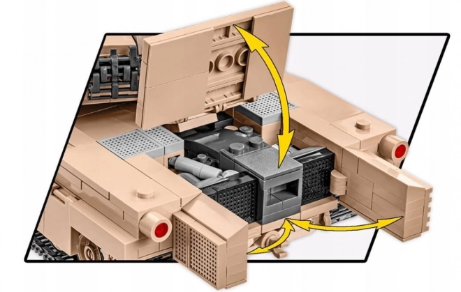 COBI 2622 Siły Zbrojne Abrams M1A2, 1:35, 982 k, 1 f