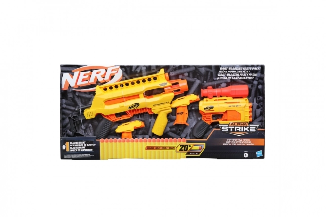 Nerf Alpha Strike 4 wyrzutnie i strzałki