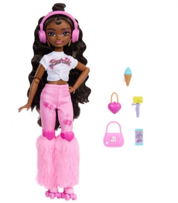 Lalka Barbie Dream Besties Brooklyn na rolkach