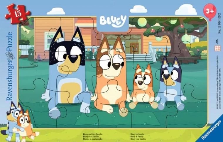 Puzzle Bluey 15 elementów
