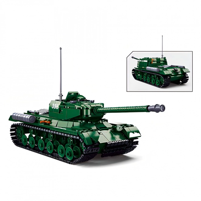 Sluban Bitwa o Budapeszt M38-B0979 Sowiecki czołg ciężki IS-2 2 w 1
